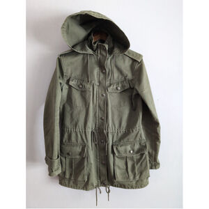 Aritzia Talula Military/ Olive Green Hooded Trooper Safari Jacket Women Sz XS
